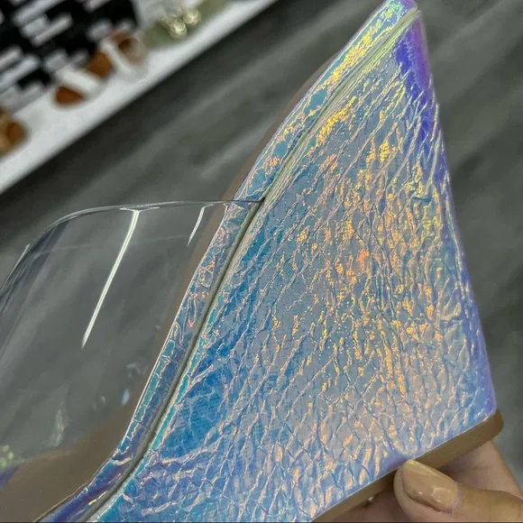 Iridescent clear wedge - Picture 4 of 7